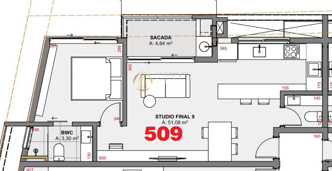 Apartamento à venda em Florianópolis, Agronômica, com 1 quarto, 51,08m² - Fito Imóveis