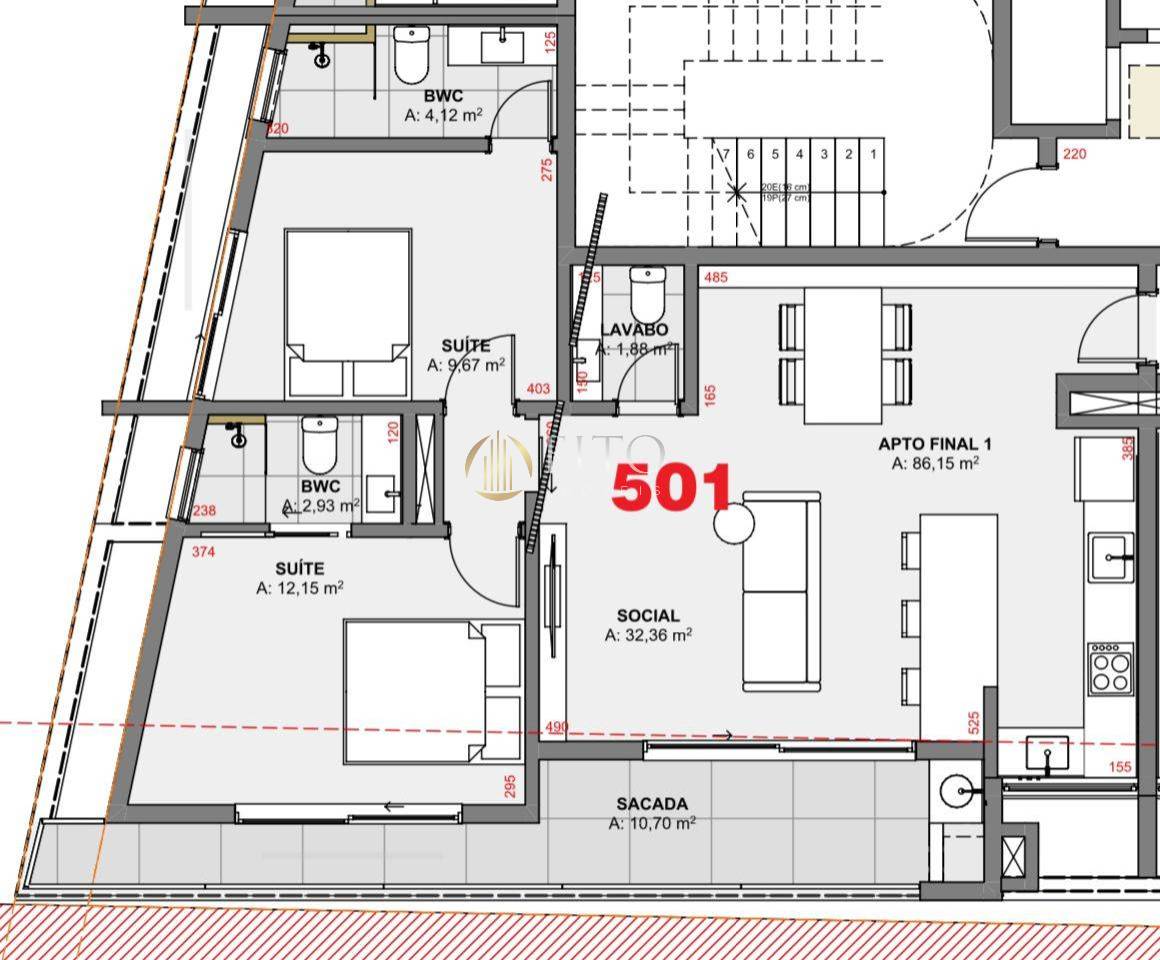 Apartamento à venda em Florianópolis, Agronômica, com 2 quartos, 86,15m² - Fito Imóveis
