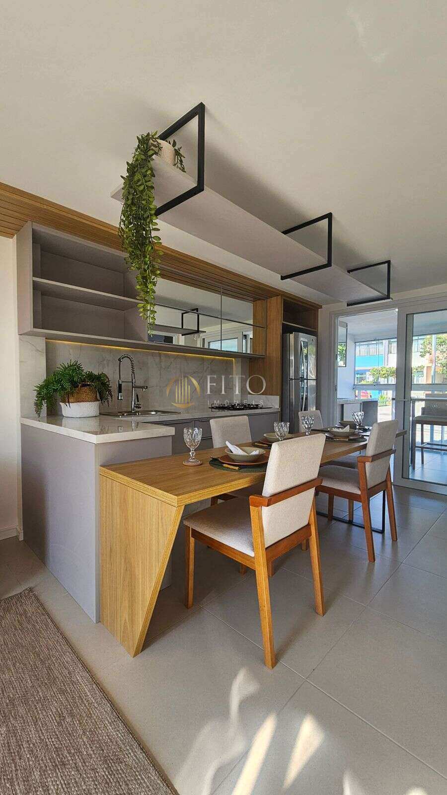 Apartamento à venda em Florianópolis, Cachoeira do Bom Jesus, com 2 quartos, 50,75m² - Fito Imóveis