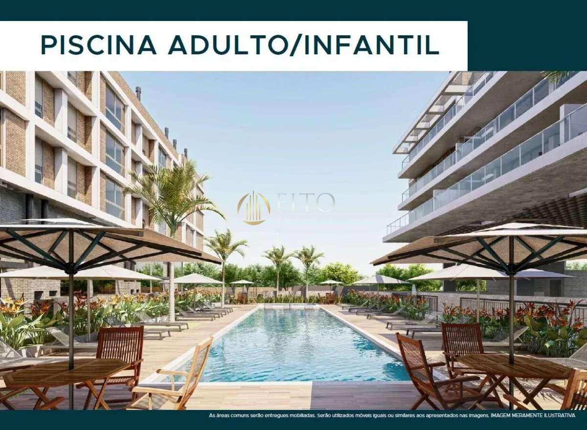 Apartamento à venda  Jurerê, com 2 quartos, 70,68m² - Fito Imóveis