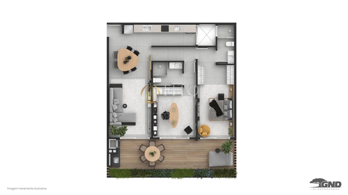 Apartamento com 02 suítes, 117,58m², à venda em Florianópolis, Cacupé - Fito Imóveis