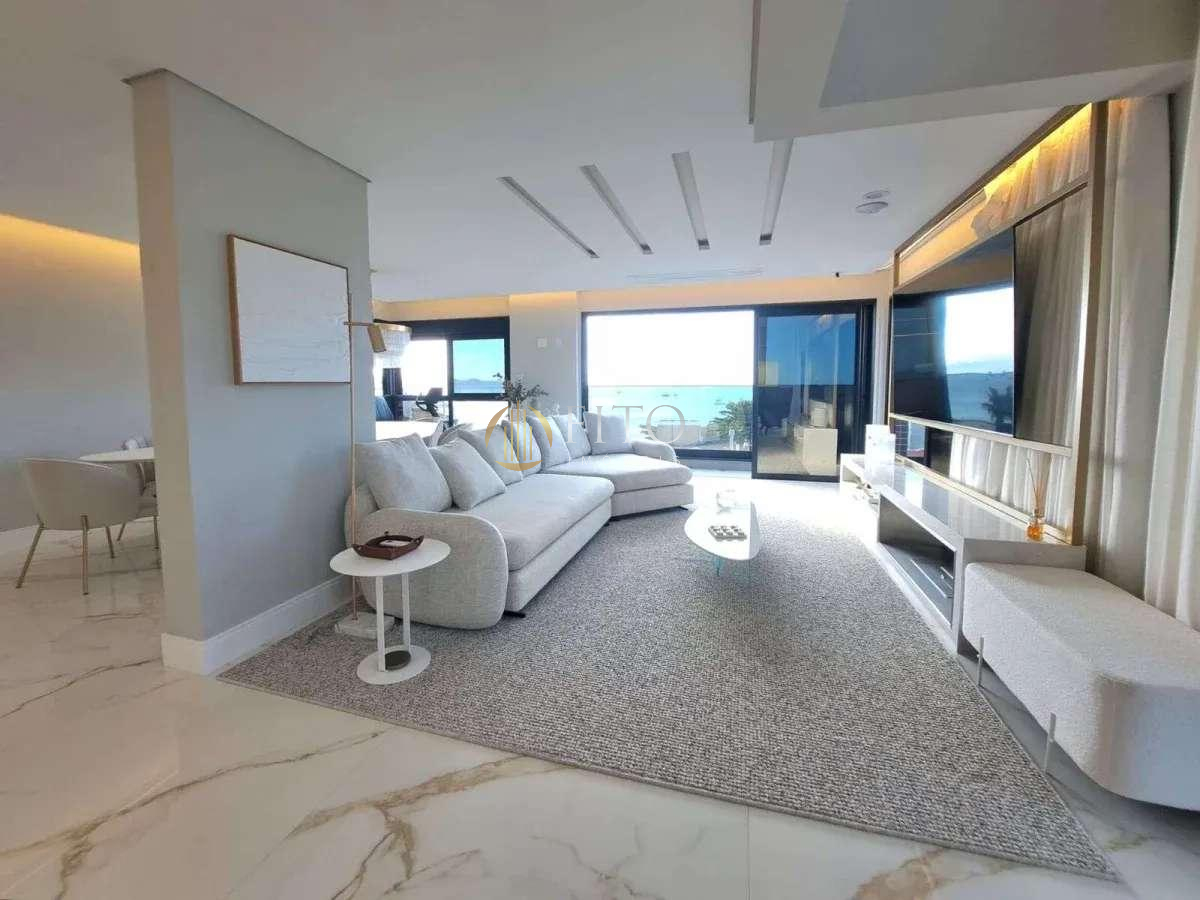 Luxo e sofisticação! Apartamento duplex de 4 suítes, decorado, vista mar em Jurerê - Fito Imóveis