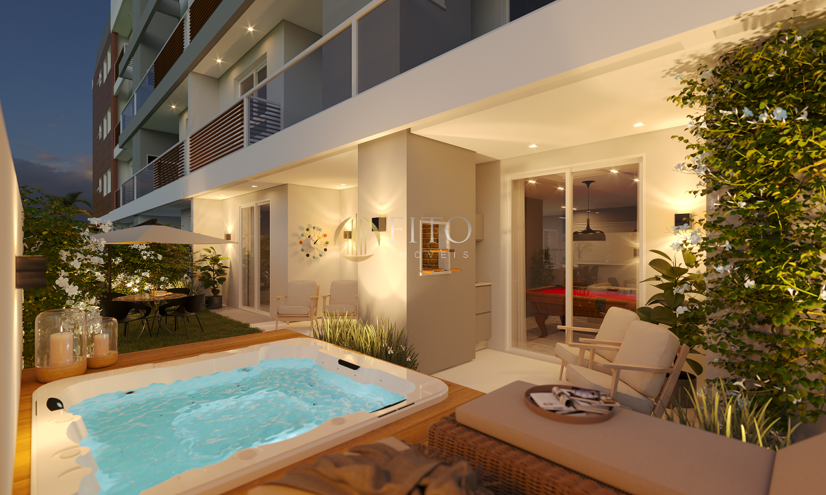 Apartamento Garden com 93,82m², Personalize sua planta, à venda Cachoeira do Bom Jesus - Florianópolis. - Fito Imóveis