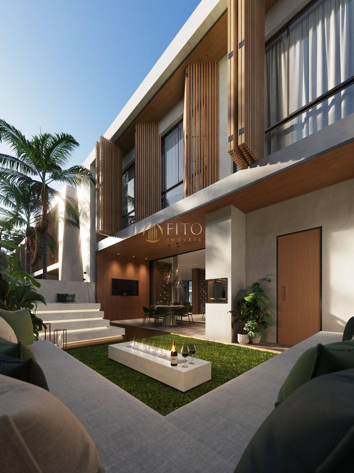 Casa de condomínio à venda em Florianópolis, Jurerê, com 3 suítes, 280m² - Fito Imóveis