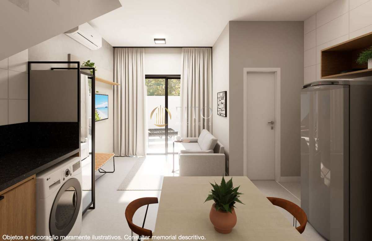 Loft à venda em Canajurê, com 1 suíte, 63,56m², mobiliado com terraço! - Fito Imóveis