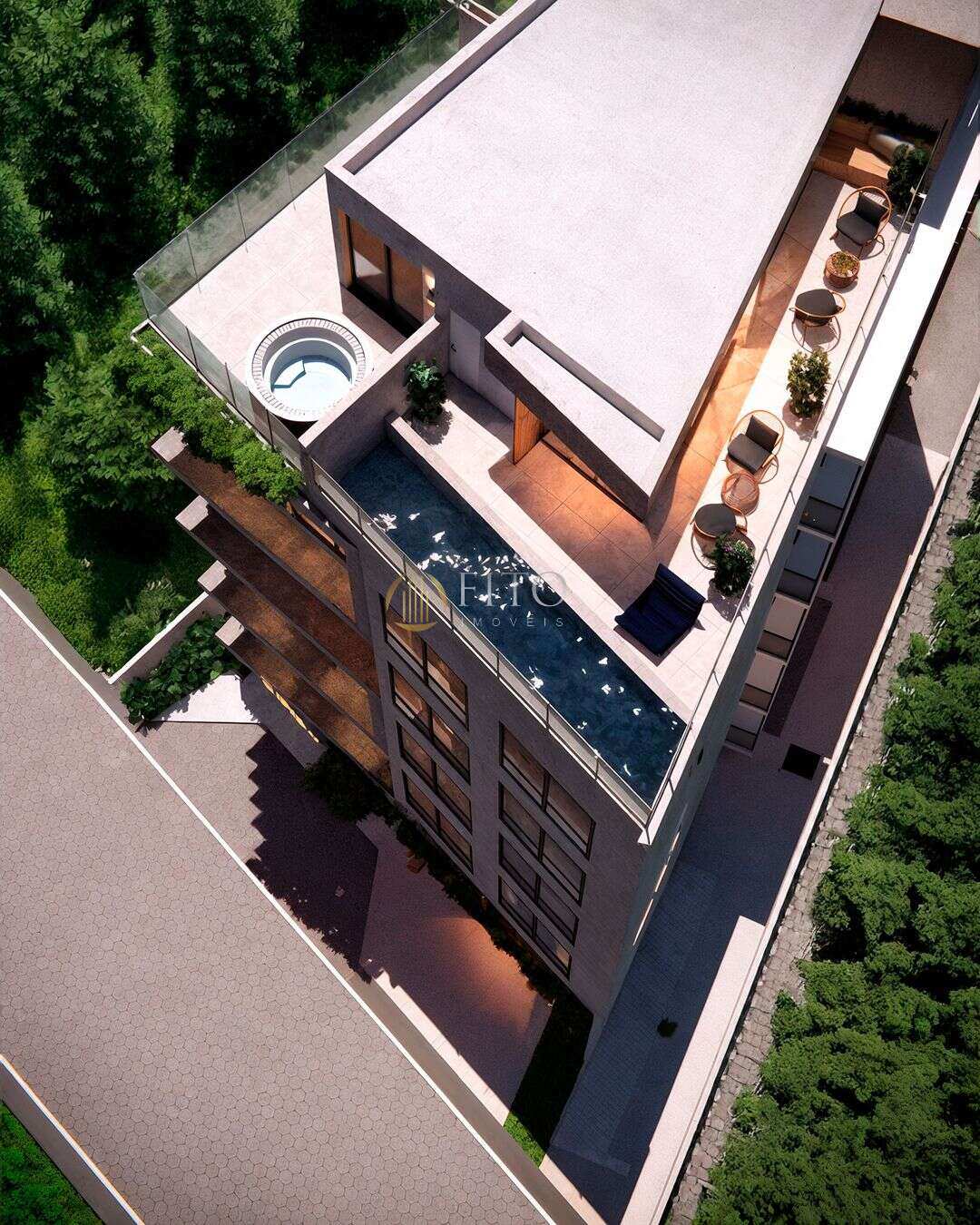 Studio a 100m da Praia de Jurerê | Projeto Estruturado para Investidores - Fito Imóveis