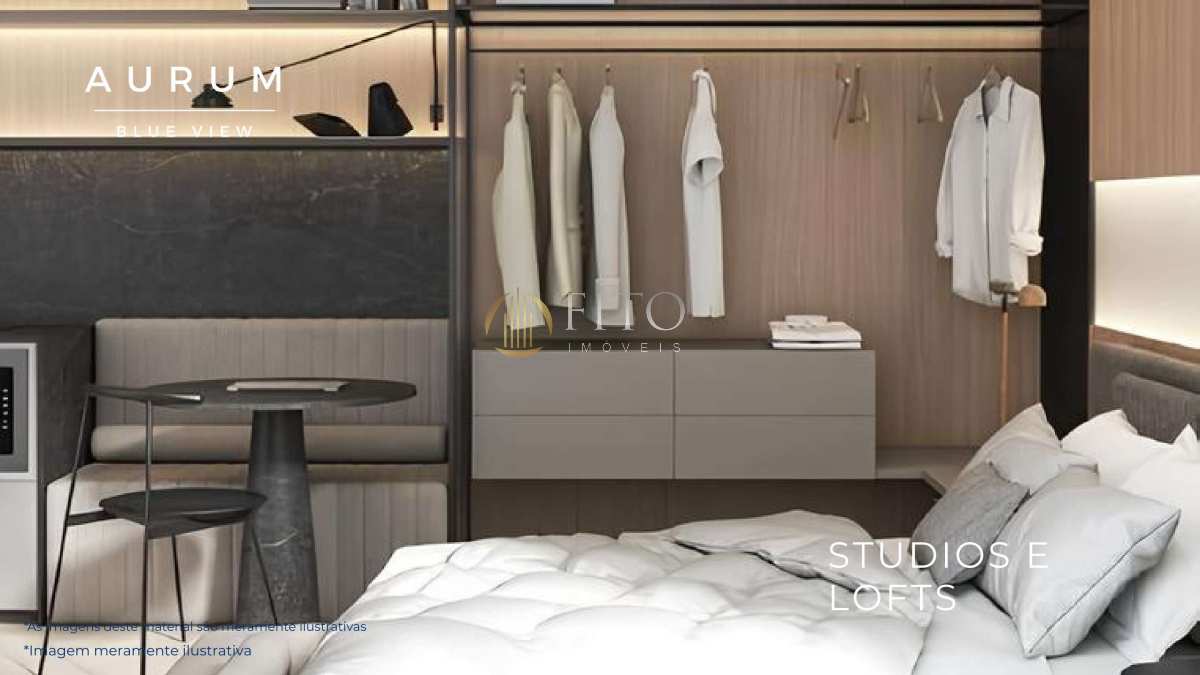 Seja um Cotista do Aurum, Studio à preço de custo em Jurerê, 250m do mar! - Fito Imóveis